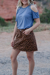 The Logan Leopard Skirt