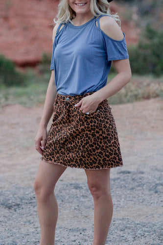 The Logan Leopard Skirt