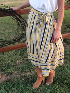 The Alexis Striped Skirt